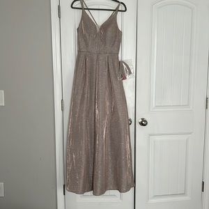 Beautiful rose gold dress